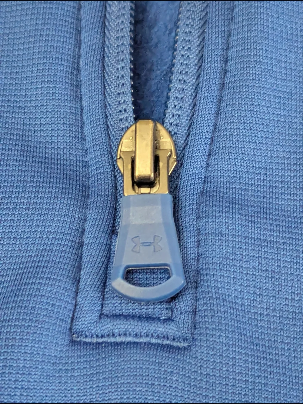 Under Armour Fleece 1/4 Zip Shirt Rich Blue Men's Long Sleeves Size L Brand New